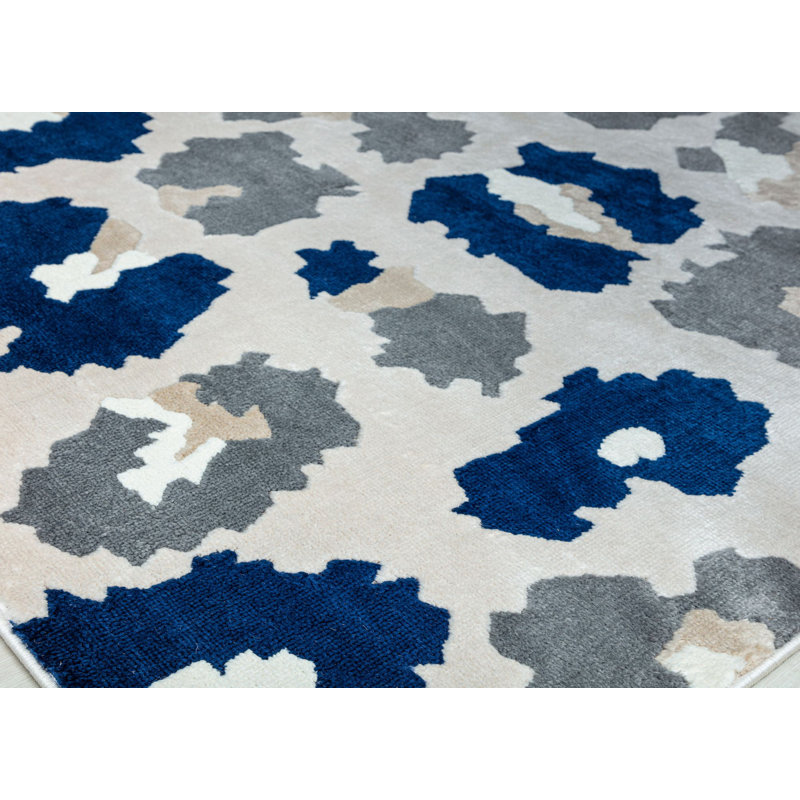 Tapis abstrait Vera, Rectangle 2 pi x 4 pi