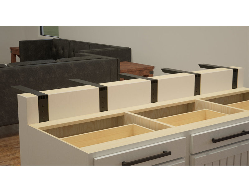 22 po x 2,5 po x 6 po Support de comptoir The Original L, H 1 po x l 2,5 po x P 22 po