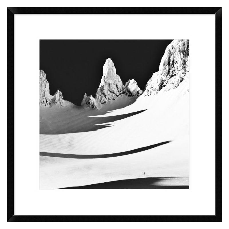 Contrast Print by Thom Filicia, 24" H x 24" W x 1.5" D, White