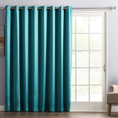 Polyester Room Darkening Noise Reducing Sliding Panel - Basics by Wayfair™