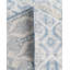 Tapis noué à la main de conception unique Ikat - beige, 8 pi 2 po x 10 pi 2 po