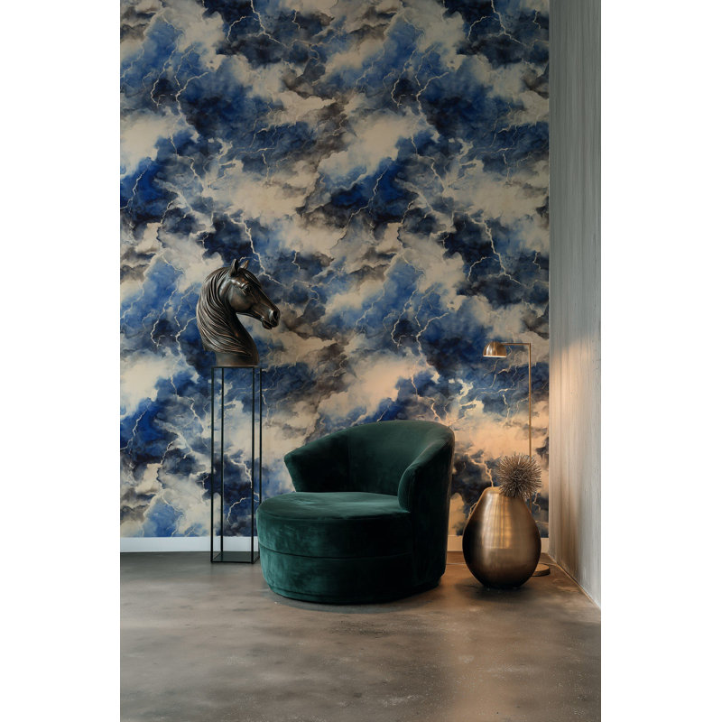 Papier peint ornemental abstrait orage