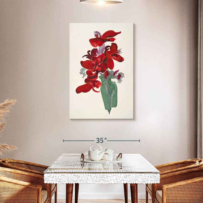 Harnek Red Canna 1915, H 45 po x l 30 po