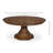 Giselle Extendable Oak Round Solid Wood Top with Solid Wood Base Dining Table-108207496