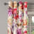 Dakota Fields Floral Grommet Curtain Retro Flowers Wild Botany 50" x 54" Peach Fuchsia and Dark Coral-1147574878