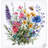 Summer Palette Counted Cross Stitch Kit by Magic Needle 70-59