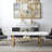 Tov Furniture Adeline White Lacquer Dining Table-1884534627