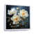 White Floater Framed