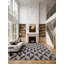 Urbano Geometric Area Rug in Gray-163036970