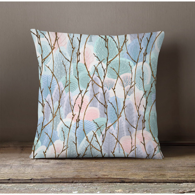 Throw Pillow With Insert, 16"H x 16"W, Multi Abstract 7