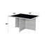 Ensemble bistro extérieur en tissu et osier