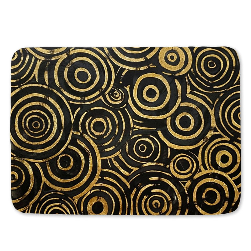 Trasdamad Microfiber / Microsuede Non-Slip Bath Mat, 17"W x 24"L
