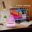 Élégant diffuseur d'huile essentielle de réservoir en verre 200 ml, diffuseur en verre à contrôle à un bouton avec couleurs arc-en-ciel pour le cadeau de chambre à coucher de bureau à domicile