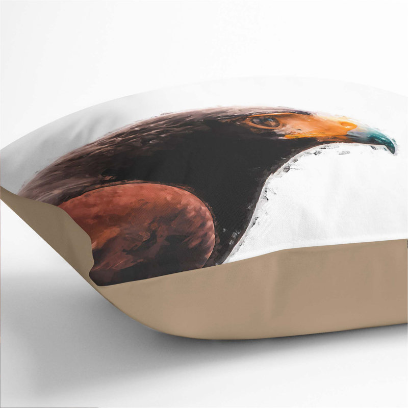 Square Throw Cushion, Stone, 40cm H x 40cm W x 15cm D