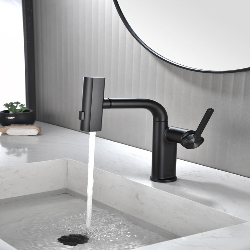 Single-Hole Single-Handle Bathroom Faucet