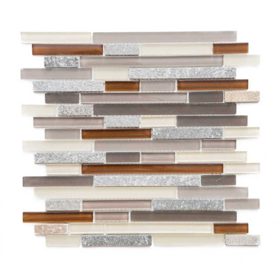Victory 12x12 Glass Mosaic Tile
