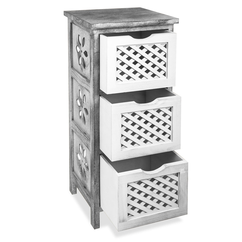 Oswalt 25cm W 3 - Drawer Chest of Drawers