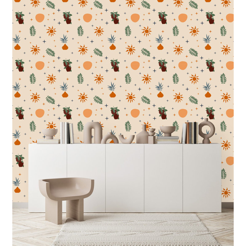 Carreau de papier peint l 25 po, L 2,09 pi x L 10,42 pi