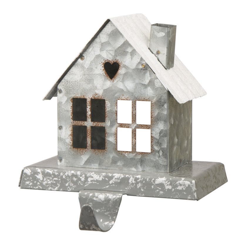 Galvanized House Stocking Holder