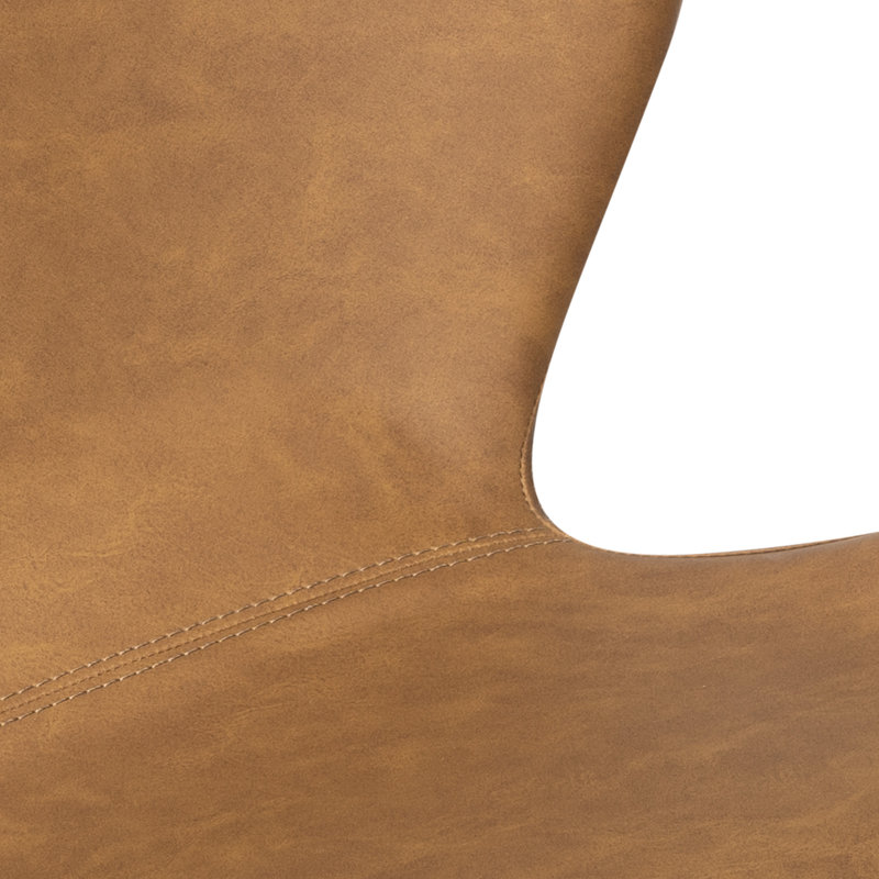 Chaise d'appoint Milin, Kaki, Brun