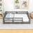 Wood Floor Bed with Safety Guardrails-759245140-759245151