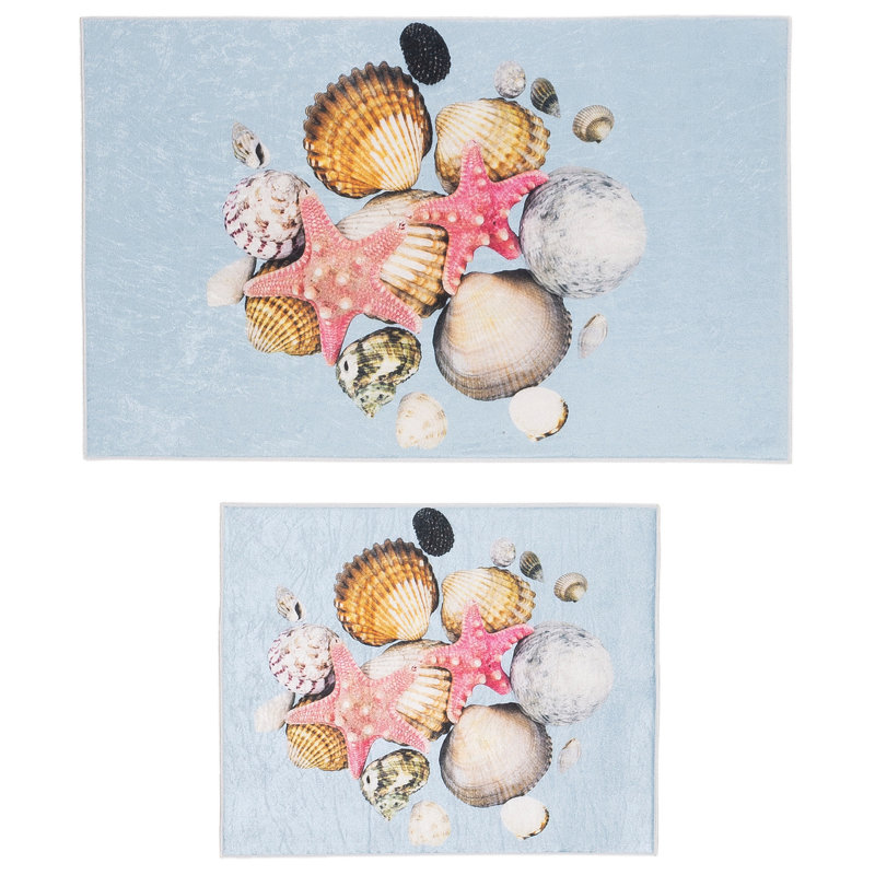 Ensemble 2 tapis de bain
