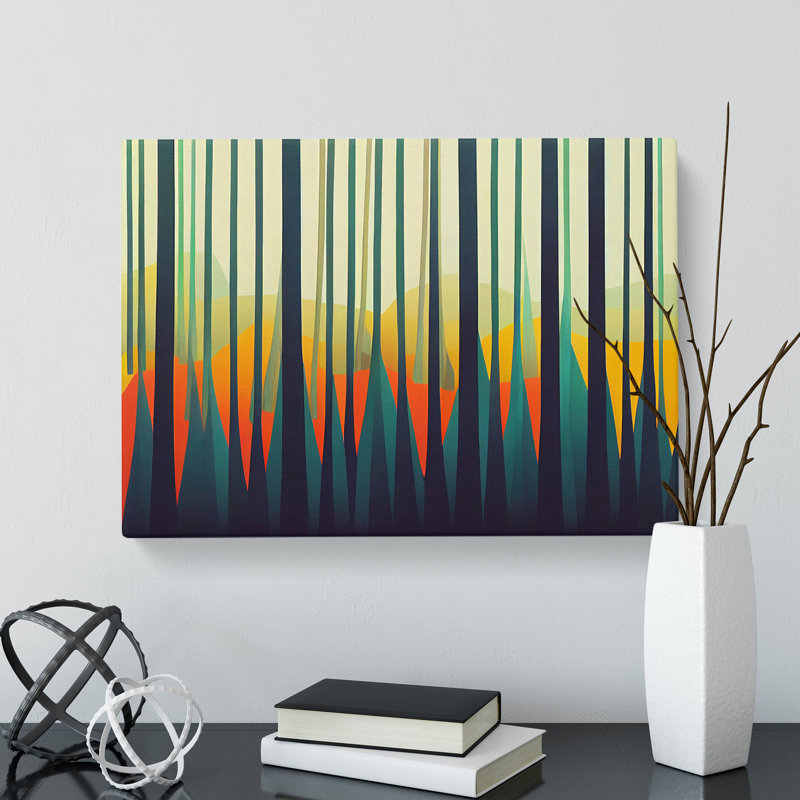 Unreal Abstract Forest - Wrapped Canvas, 40cm H x 60cm W x 3cm D