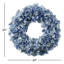 Faux Hydrangea 24" Polyester Wreath