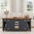 Givens Farmhouse Lift Top Coffee Table With Storage Sliding Barn Door-1557606320
