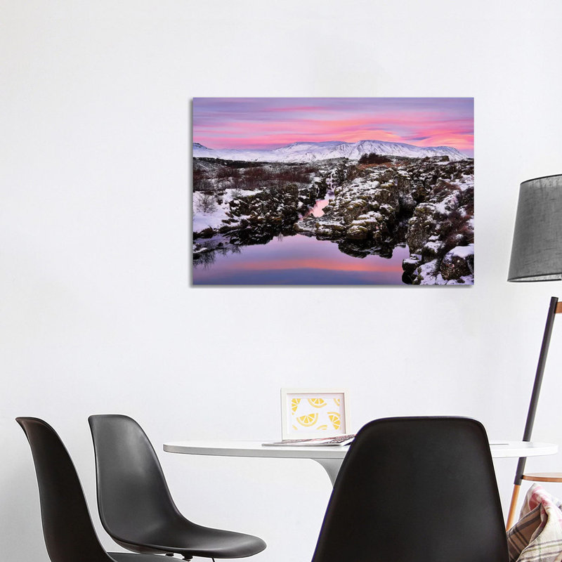 Flosagja Fissure, Thingvellir National Park, Iceland by Panoramic Images - Print on Canvas, Wrapped Canvas
