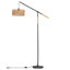 Lampe sur pied arquée en rotin 68 po Aarzo (ensemble de 2)-116572855