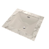 Legato™ Vitreous China Rectangular Undermount Bathroom Sink with Overflow