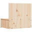 Bedside Table Wax 42 X 32.5 X 40 Cm Solid Pine Wood-1618984974