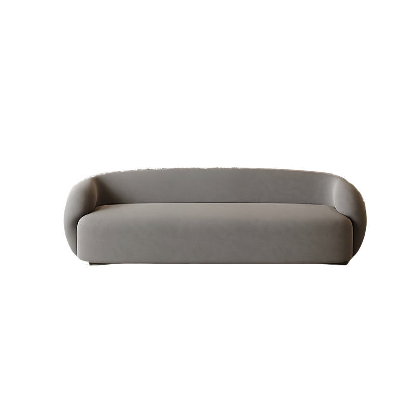 Banc rembourré Runiya Leathaire, Gris