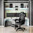 Gaming Racing Style Fully Reclining Executive Office Chair With Footrest