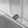72'' W 76'' H Frameless Rectangle Reversible Shower Stall