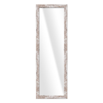 Jarel Wood Flat Wall Mirror