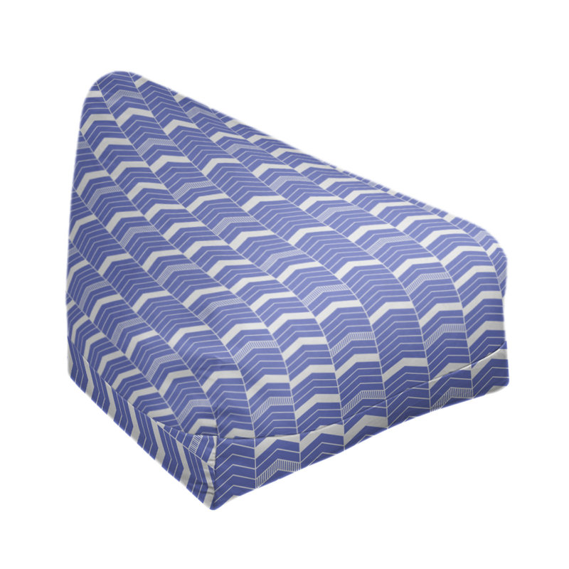 Fauteuil à billes standard &, H 27 po x L 30 po x P 25 po, Bleu, Pas de bourre