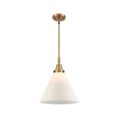 Luminaire suspendu conique 1 lumière Ashwath