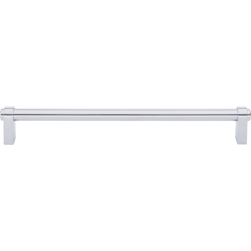 Lawrence Bar Pull, Polished Chrome, 8 13/16" Center To Center