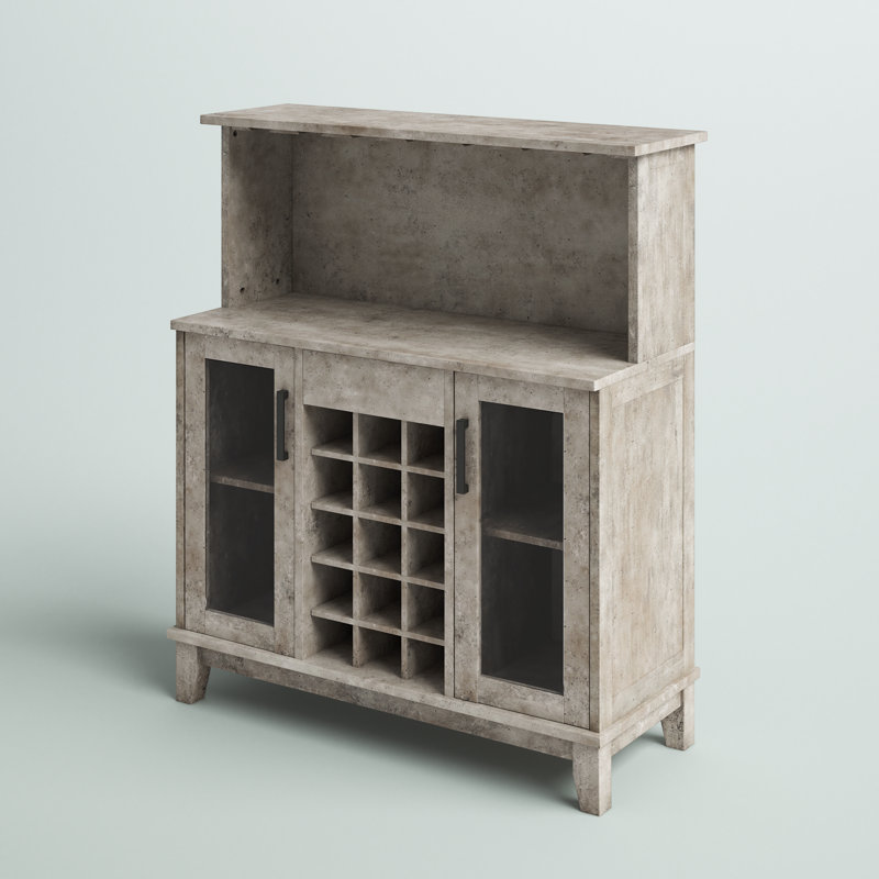 Shasta 38.4'' Bar Cabinet, Concrete