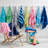 100% Cotton Jacquard Printed 2 Pack Beach Towels-1765586080
