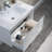 30" Wall Mounted & Floating Single Vanity with Ceramic Sink-854049719