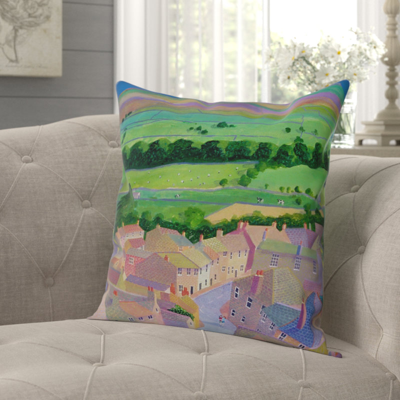 Kiki Square Throw Cushion, 44 cm H x 44 cm W x 20 cm D