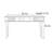 American Light Luxury Console Table