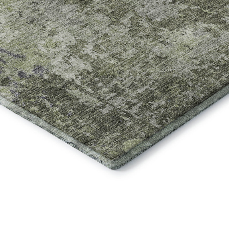 Premium Machine Washable Gurubaksh AMF1162 Modern Rug, Rectangle 8' x 10'