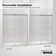 Elate Sliding Shower Door, 70-1/2-In H X 50-1/4 - 53-5/8-In W, With 1/4-In Thick Frosted Glass With Rectangular Grille Pattern