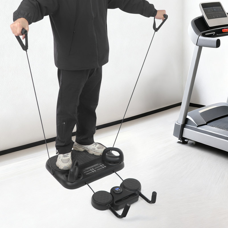 Pilates Board, Multifunctional Abdominal Pilates Board for Home, Black