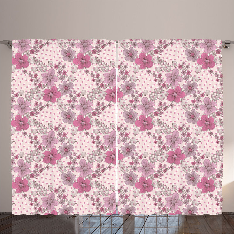 Semi Sheer Curtain Pair
