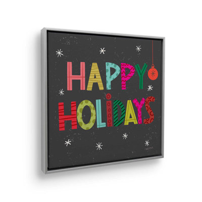 «Holiday Wishes I» par Cheryl Warrick, reproduction d'art sur toile